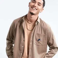 Chemise Upcyclée beige sable