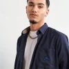 Chemise Upcyclée bleu marine
