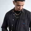 Chemise Upcyclée noire