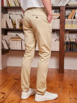 Chino Arthur coton bio beige
