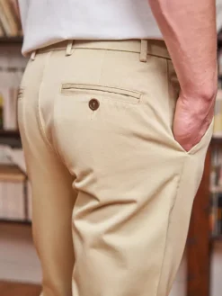 Chino Arthur coton bio beige