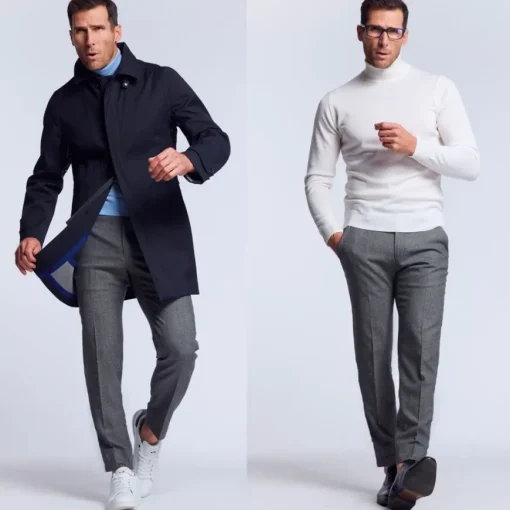 City pant sportif Frison gris chiné