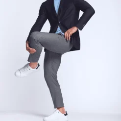 City pant sportif Frison gris chiné