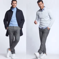 City pant sportif Frison gris chiné