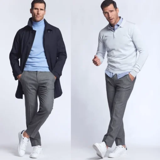 City pant sportif Frison gris chiné