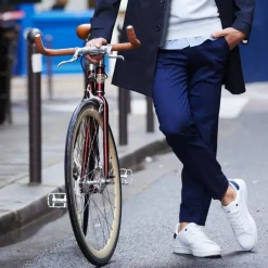 City pant sportif Gaston bleu mazarine