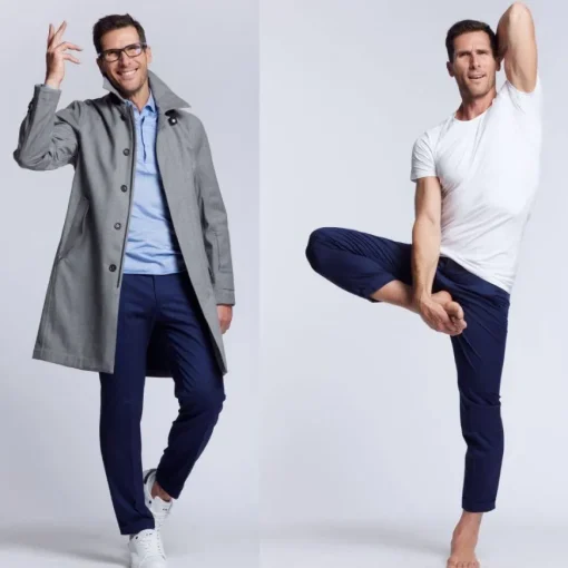 City pant sportif Gaston bleu mazarine