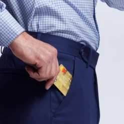 City pant sportif Gaston bleu mazarine