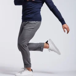City pant sportif Walter gris chiné