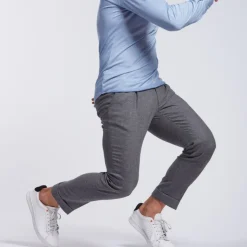 City pant sportif Walter gris chiné