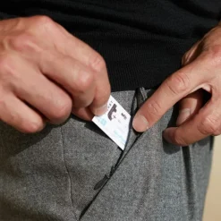 City pant sportif Walter gris chiné