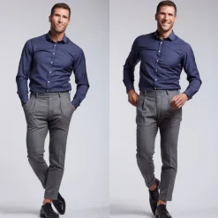 City pant sportif Walter gris chiné