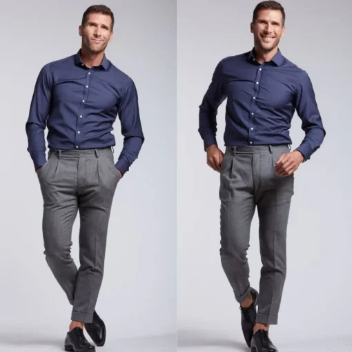 City pant sportif Walter gris chiné