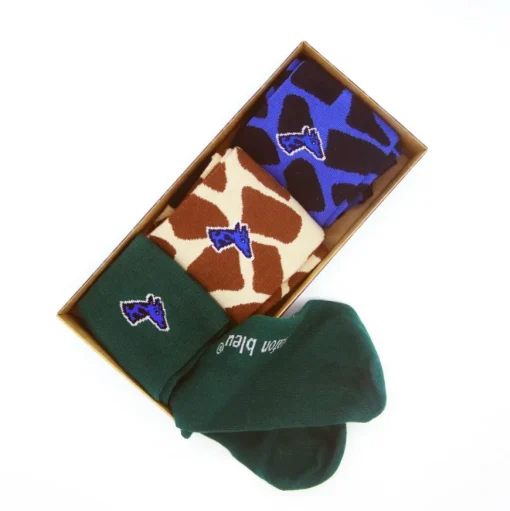 Coffret 3 paires de chaussettes Savane