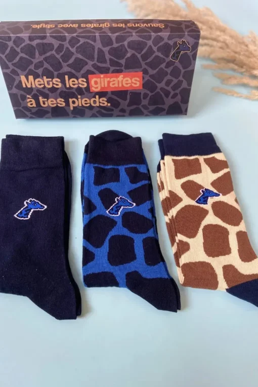 Coffret 3 paires de chaussettes Savanight