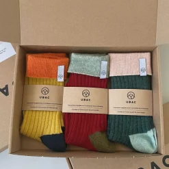 Coffret chaussettes laine recyclée