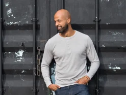 Henley manches longues