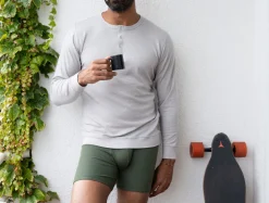 Henley manches longues