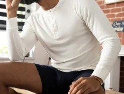 Henley manches longues