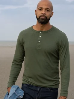 Henley manches longues