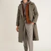 Manteau Glasgow Brown checks