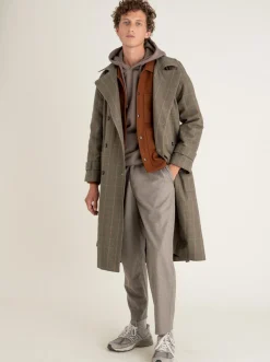 Manteau Glasgow Brown checks