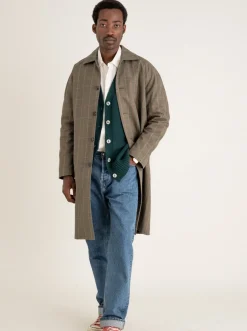 Manteau Mac Mayfair Brown checks
