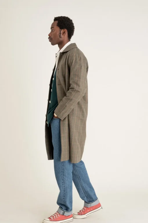 Manteau Mac Mayfair Brown checks