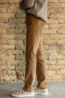 Pantalon velours côtelé anglais beige