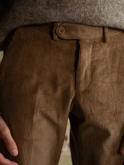 Pantalon velours côtelé anglais beige