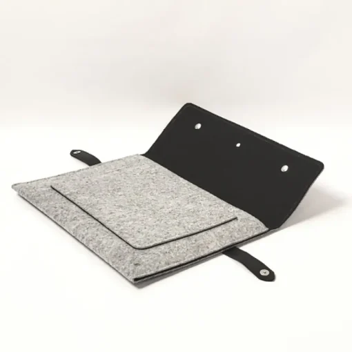 Pochette d'ordinateur Neil grise