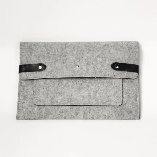 Pochette d'ordinateur Neil grise