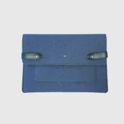 Pochette d'ordinateur Thomas Bleu nuit