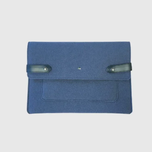 Pochette d'ordinateur Thomas Bleu nuit