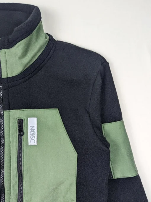 Polaire recyclée noire