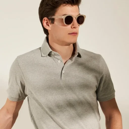 Polo en coton piqué