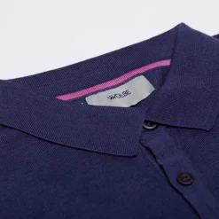 Polo sportif Arguin bleu denim