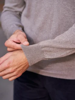 Pull en laine col rond Gabin beige