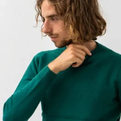 Pull mérinos recyclé col rond