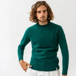 Pull mérinos recyclé col rond