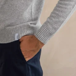 Pull mérinos recyclé col rond