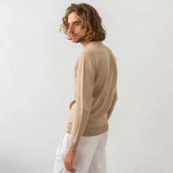 Pull mérinos recyclé col rond