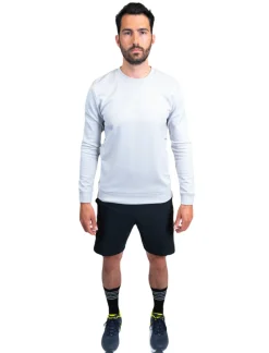 Pull sport mérinos gris