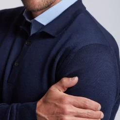 Pull sportif Amsterdam bleu marine