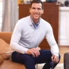 Pull sportif Amsterdam gris perle