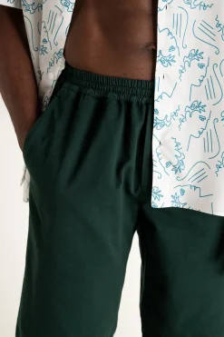 Short Lakers vert bouteille