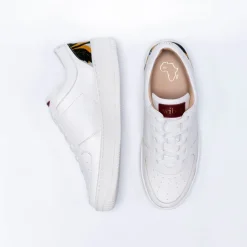Sneakers Rétro White Floral