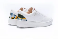 Sneakers Rétro White Floral