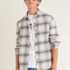 Sur-chemise Leno larger Arctic checks