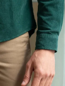 Sur-chemise velours côtelé bio